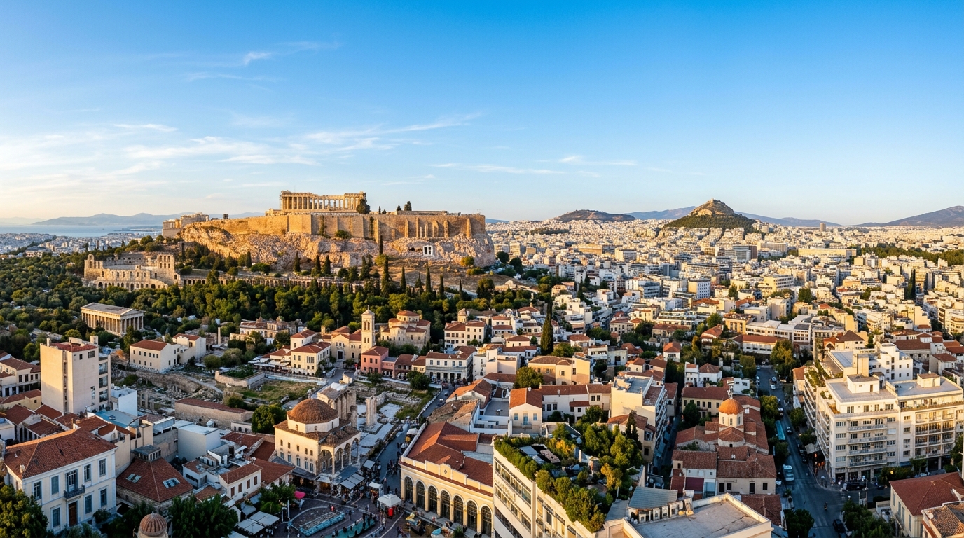 Greece skyline
