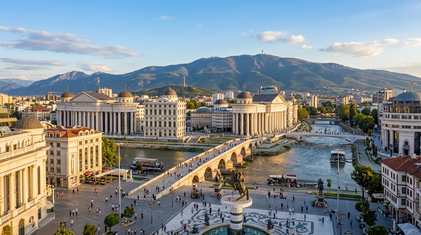 Macedonia skyline