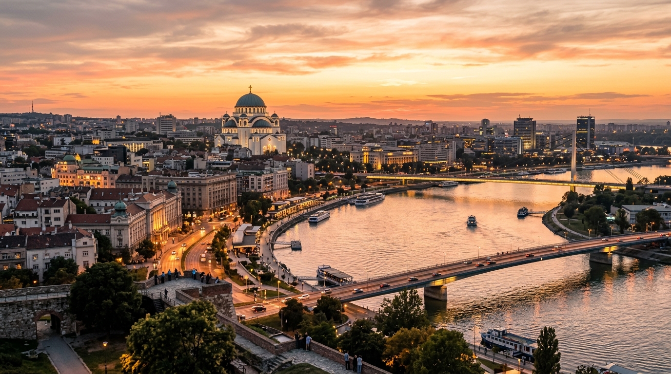 Serbia skyline