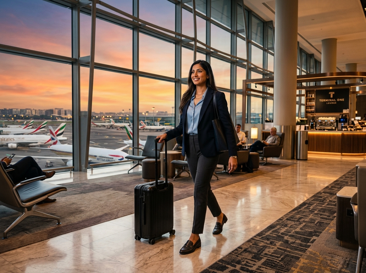 Professional preparing for an international career